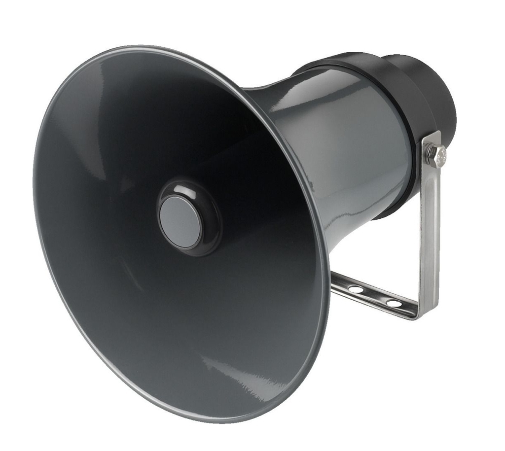 85-756-00020_Trichterlautsprecher_New_2021 ELA 100V  20W Druckkammerlautsprecher IT30 IP66 Trichterlautsprecher ALU