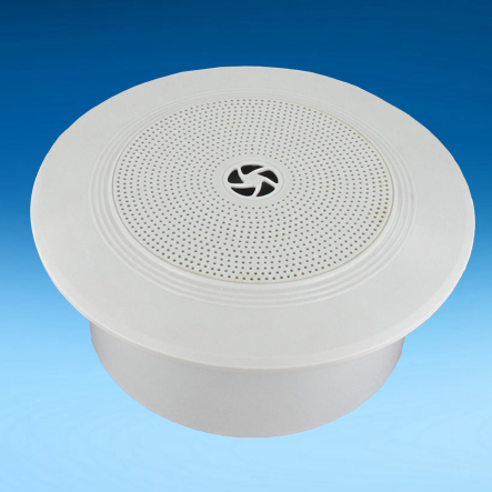 230mm Deckenlautsprecher 30W 8Ohm mit 100V 10W ELA Trafo und Schutztopf Weiss