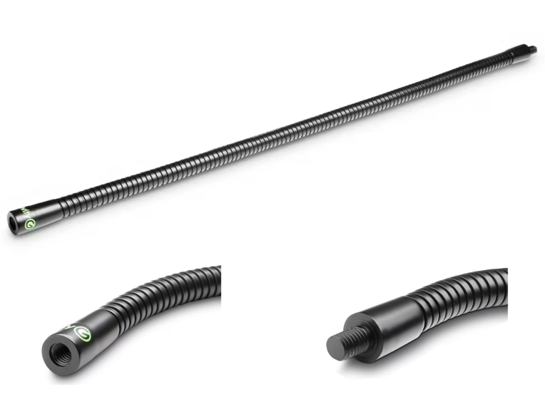 Mikrofon Schwanenhals 600mm mit 9mm 3/8zoll Gewinde Black Mikrofonhalter Mikrofon Schwanenhals 600mm mit 9mm 3/8zoll Gewinde Black Mikrofonhalter