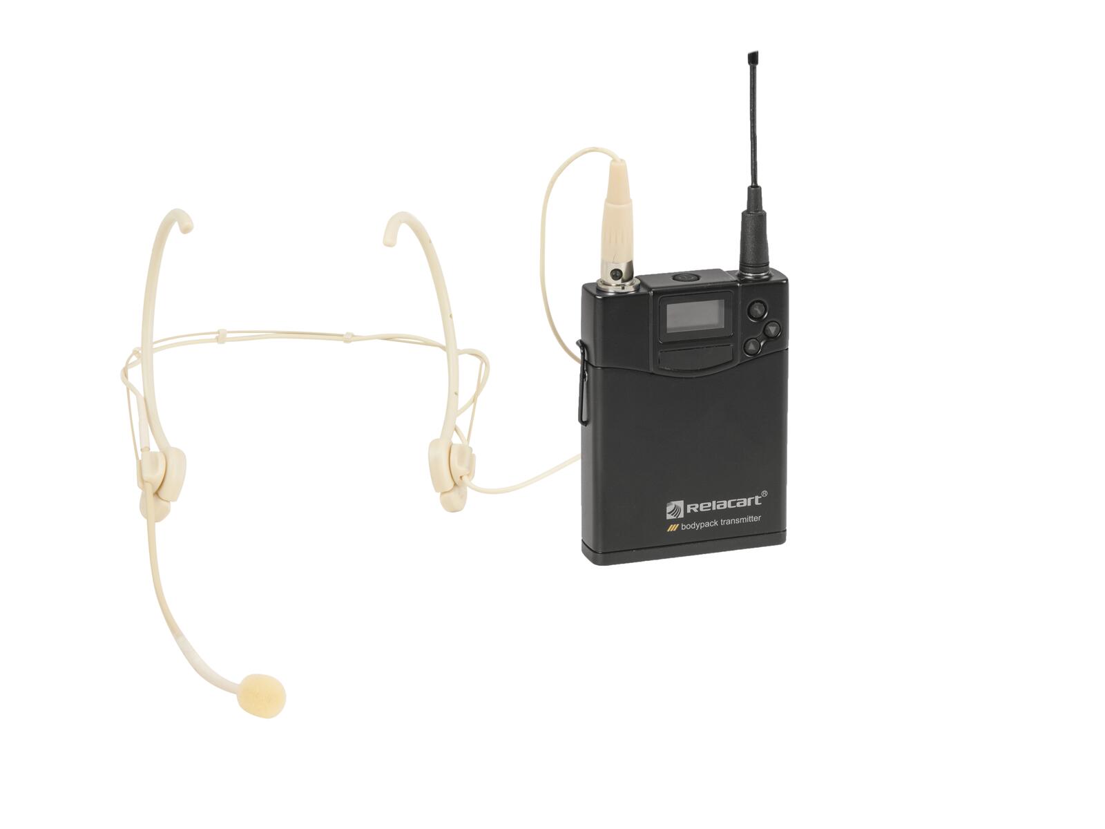 Zubehör Funk-Taschensender mit Headset UT-222 PLL-Multifrequenz-Sender