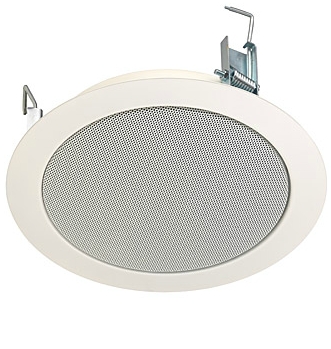 220mm ELA Deckenlautsprecher 15W 8ohm mit 100V 6W ELA Trafo DL18/1 Weiss