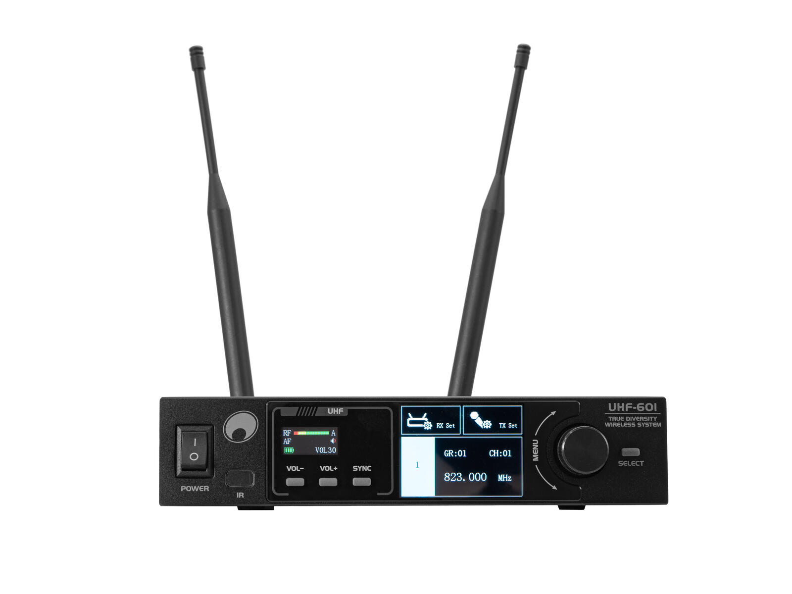 Funkmikrofon Set UHF-601 Empfänger mit 1x Funkmikro und Antenne