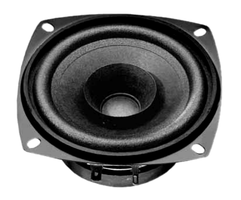 105mm Tieftöner mit Breitbandeigenschaften 30W 4Ohm 100x100mm FR10 