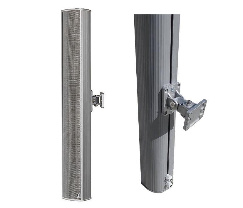 EN54_Tonsaeule_70cm_TSC30-700_Bild_0_88-500-01253 Tonsäule 70cm 50W ELA 100V TS-C-30/700T ALU Silbergrau EN54