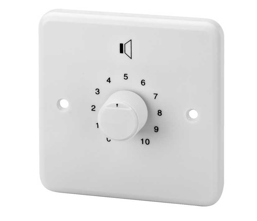 ELA 100V Lautstärkeregler UP 35W rms 70W Peak Weiss