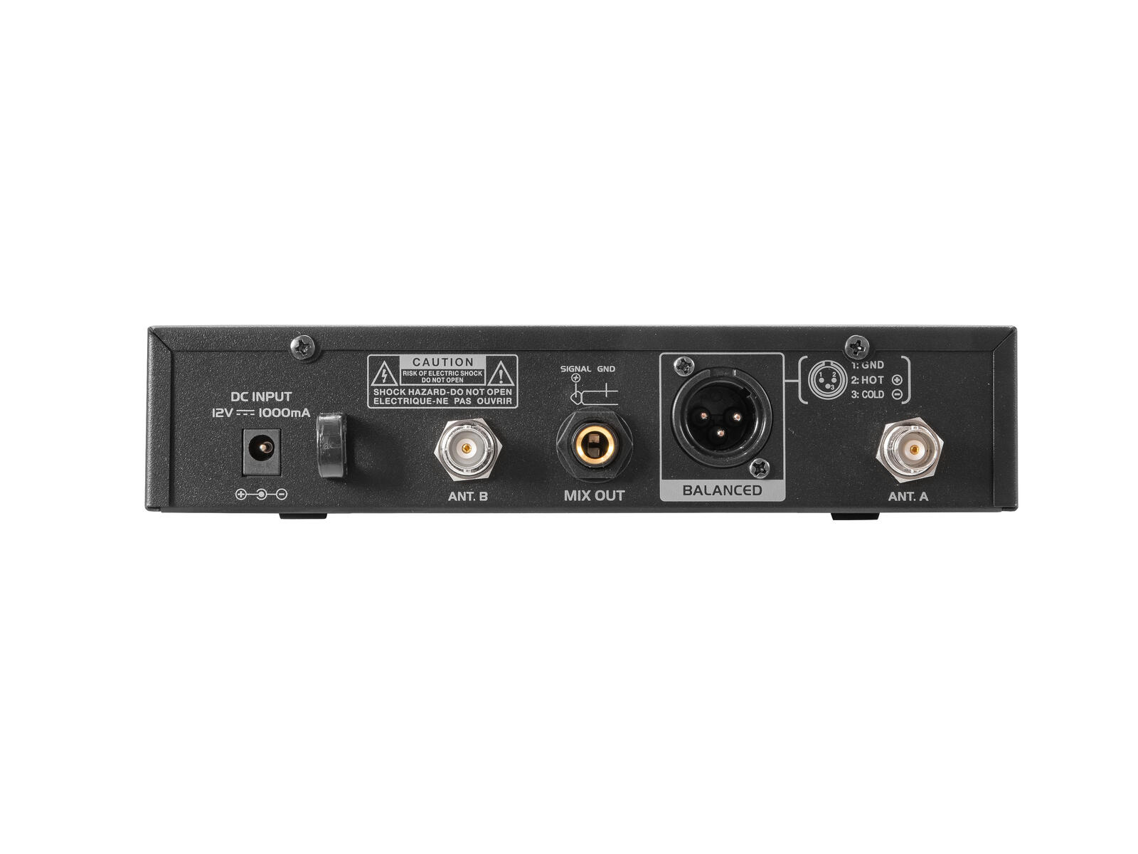 Funkmikrofon Set UHF-601 Empfänger mit 1x Funkmikro und Antenne
