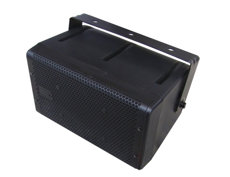 Lautsprecherbox 200W Outdoorbox IP56 8ohm +100V 104HTH Schwarz mit Halter